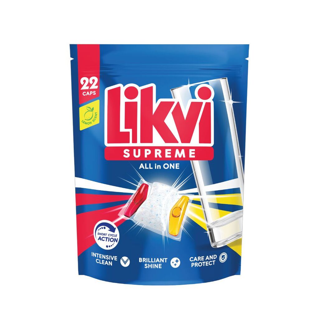Likvi Tablete za pranje suđa Supreme All in One, 53 komada