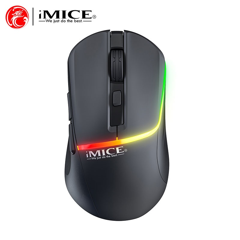 Imice Bežični Miš G902 LED Punjivi i Bluetooth 2.4G Crni