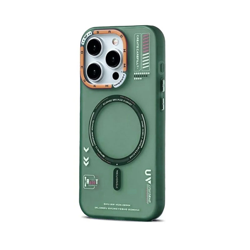 LockMate Silikon MagSafe iPhone 14 Pro Zelena