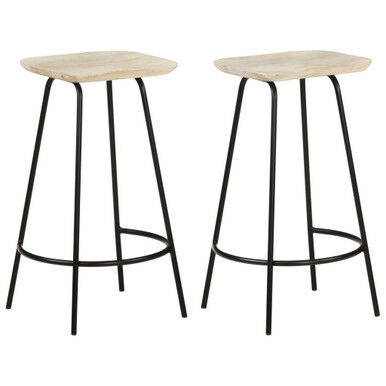 Set barskih stolica 320647, 2 Komada, Crni