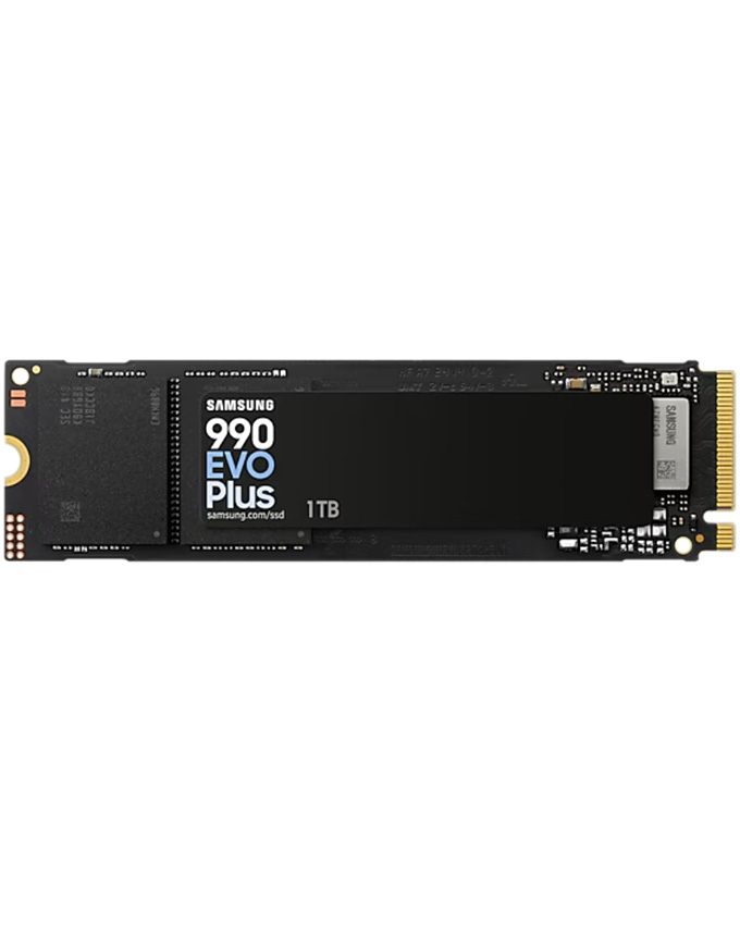 Samsung SSD 990 EVO PLUS 1TB NVMe MZ-V9S1T0BW Up to 7,150 / 6,300 MB/s sequential read/write speed