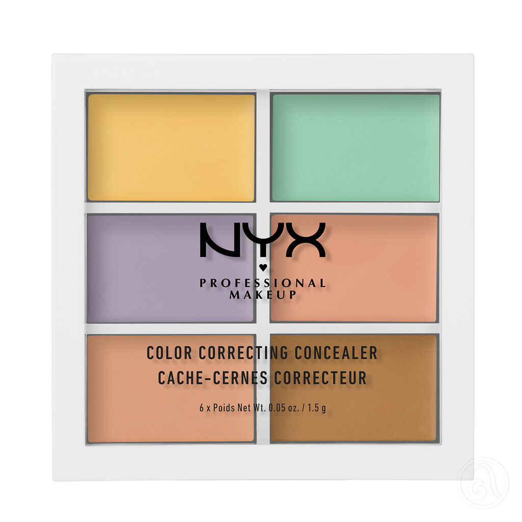 Nyx Professional Makeup Paleta korektora Color Correcting 3CP04, 6x1,.5g