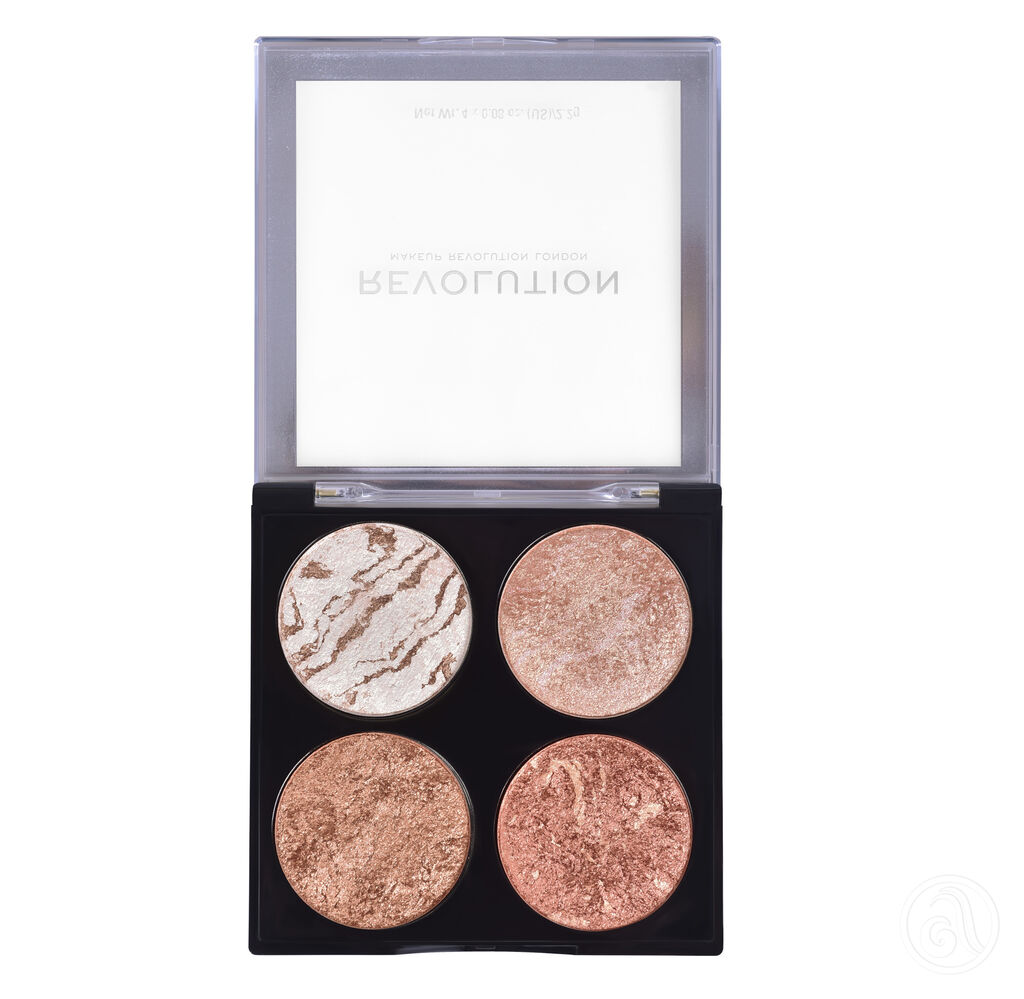 Makeup Revolution Mini paleta bronzera i hajlajtera Cheek Kit Don't Hold Back, 8.8g