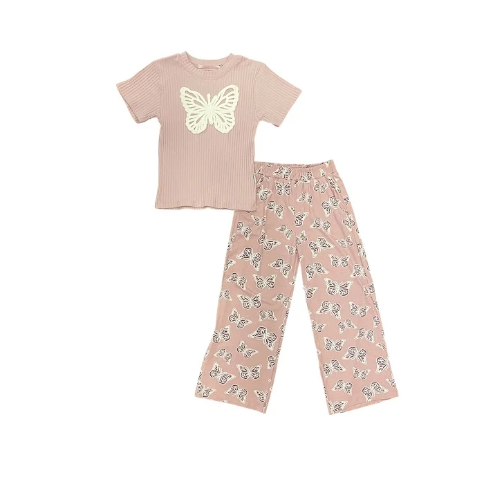 Komplet majica i pantalone 253283, Svetloroze