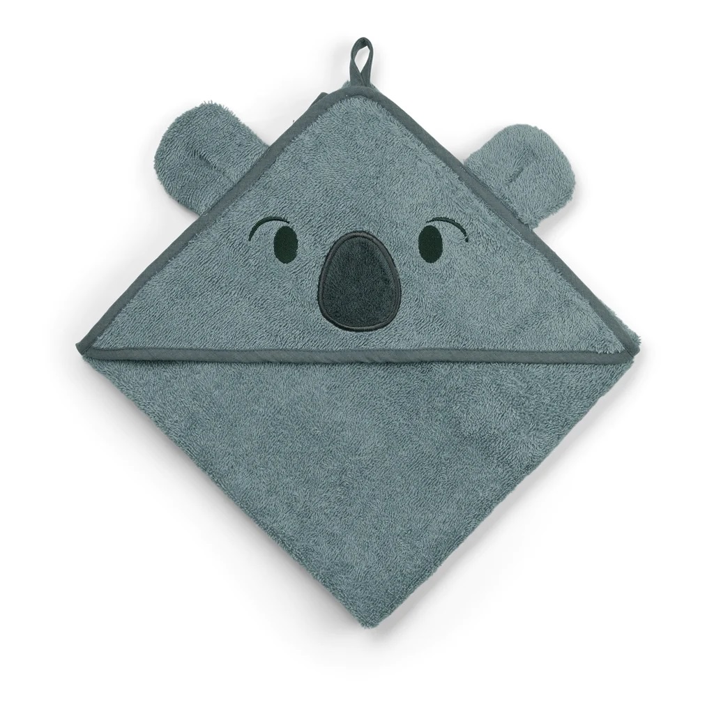 MOULIN ROTY Peškir sa kapuljačom Aki Koala, Sivi