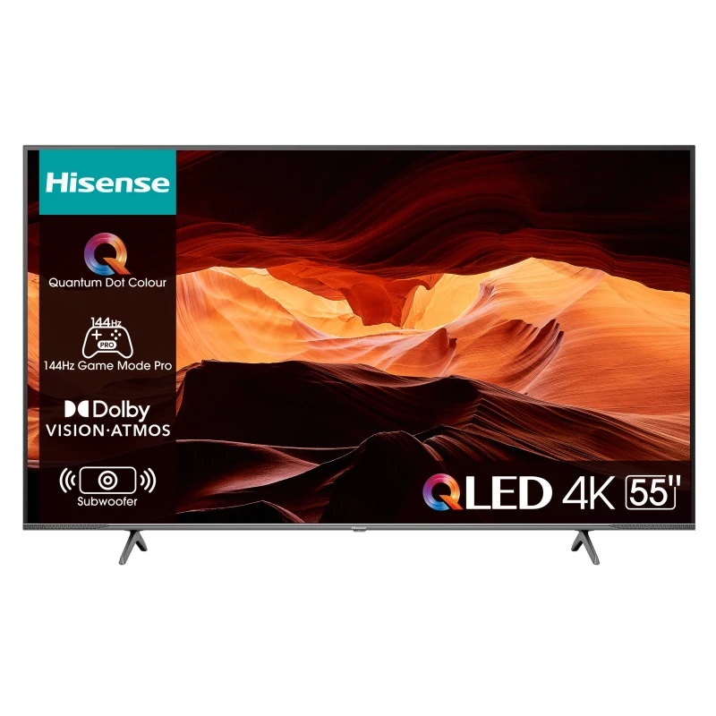 Hisense Televizor 55E7KQ, 55", 4K UHD 3840x2160, Smart, Vidaa U