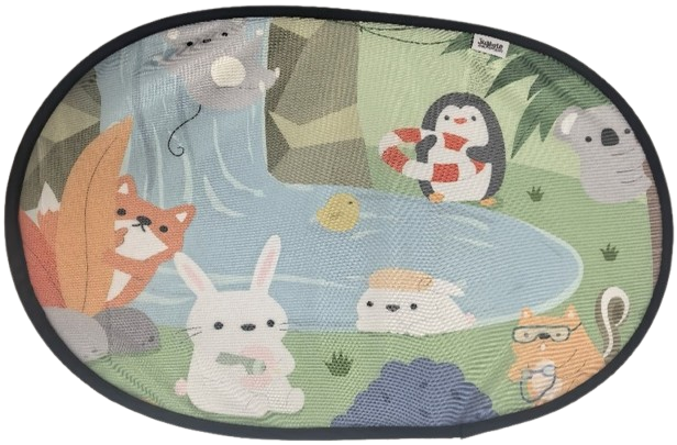 Jungle Zaštita od sunca za prozor u autu Vodopad, 31x51 cm, Šarena
