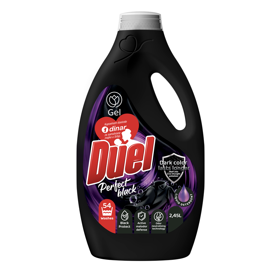 DUEL Tečni deterdžent za pranje veša Perfect Black, 2.45 l | Online ...