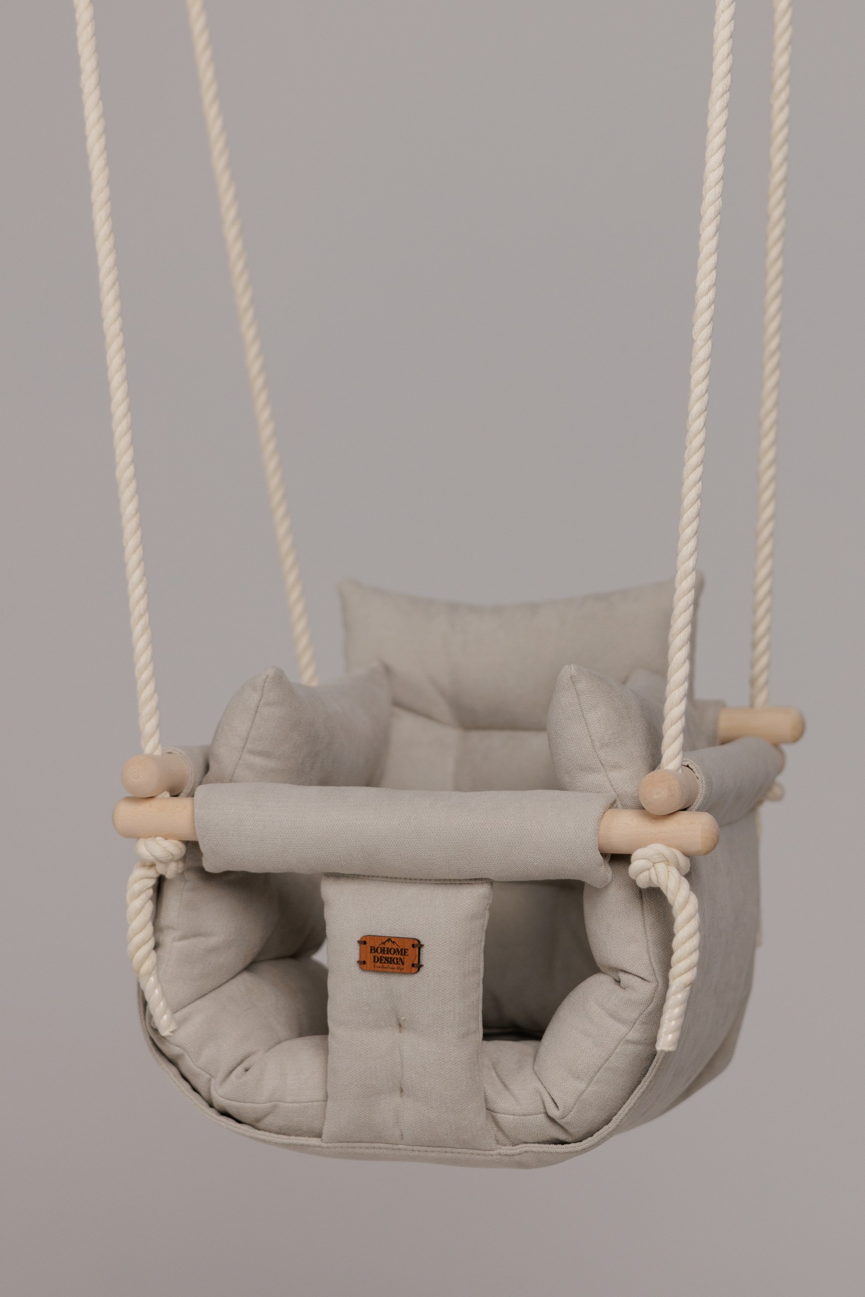 Bohome Design Sobna ljuljaška za bebe Luxury Boho, Bež