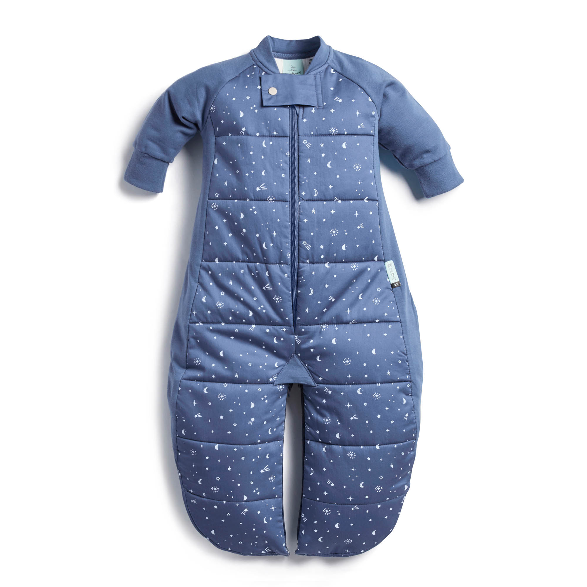 ERGO POUCH Vreća za spavanje sa mogućnošću odvajanja nogavica 3-12 mSleep Suit Bag TOG 2.5 plava