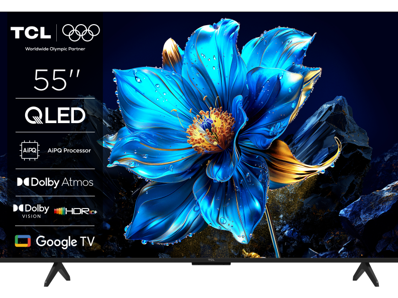 TCL Televizor, 55", 4K UHD 3840x2160, Smart, Google TV