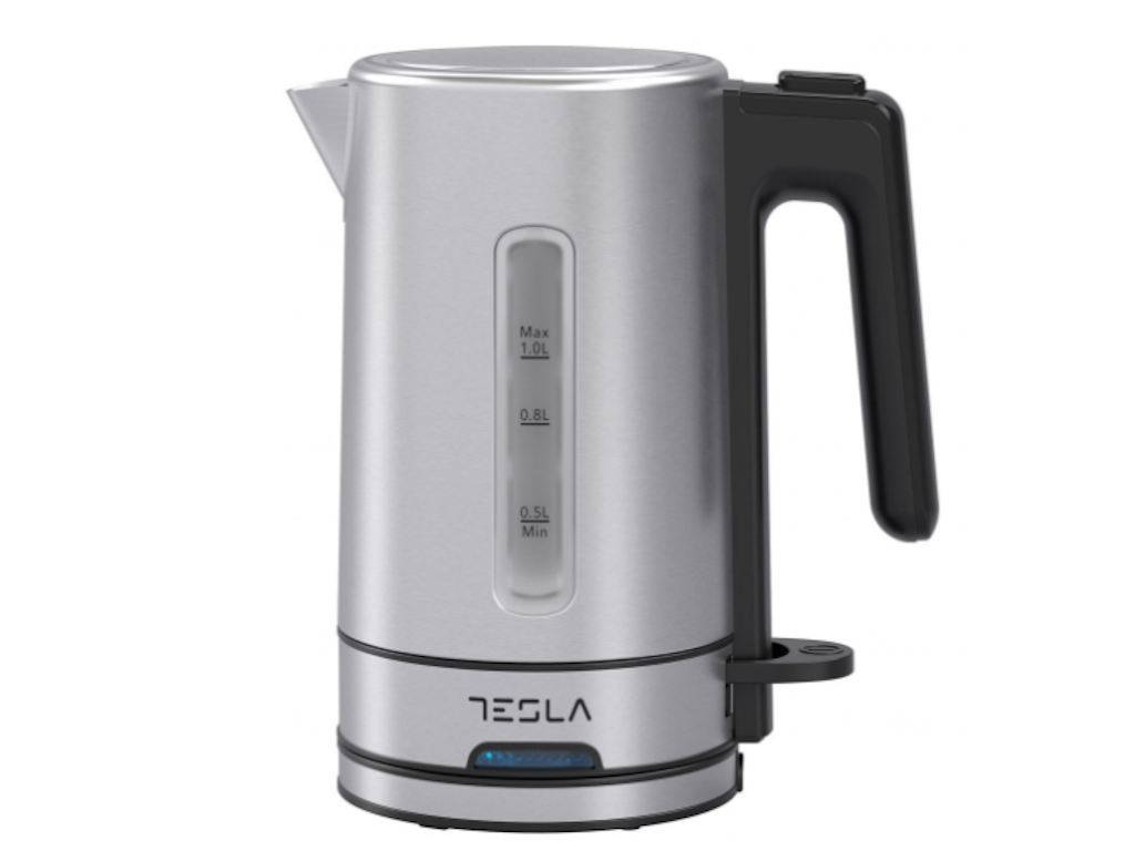 TESLA kuhalo za vodu KT550BXD, 2200 W, 1,7 L, automatsko otvaranje, automatsko isključivanje, sivo