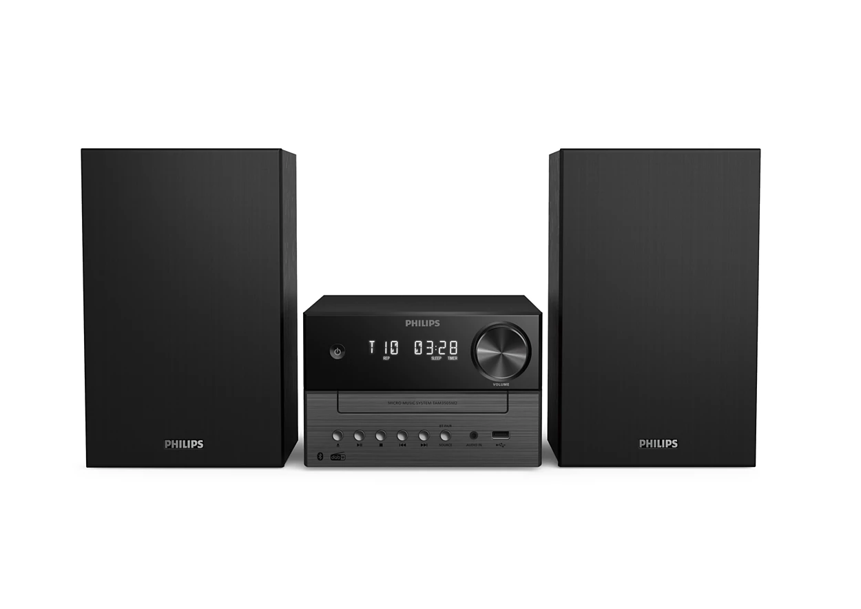Philips Muzička linija TAM3505M2, Crna | Ananas