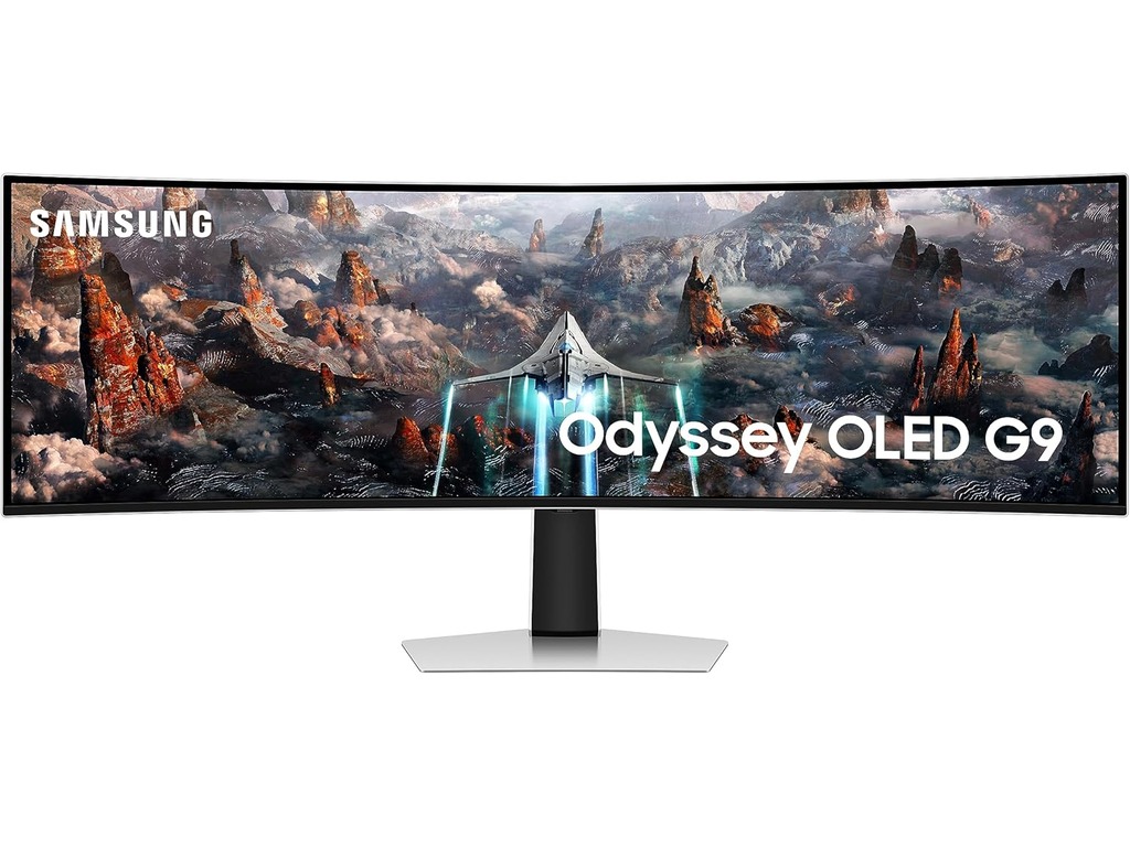Samsung Monitor G9, 49", OLED, DQHD, 32:9, 240Hz, 0.03ms, 250cd, DP, HDMI, Micro HDMI, Bijeli | Ananas