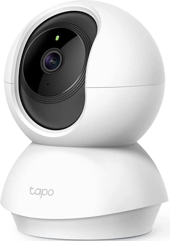 TP-Link Tapo C210 Pan/Tilt Home Security Wi-Fi Camera 3MP (2304x1296),2.4 GHz, Horizontal 360º, Pan/Tilt, Motion Detection/Notifications, Sound/Light Alarm, Remote Control, Two-Way Audio, Voi
