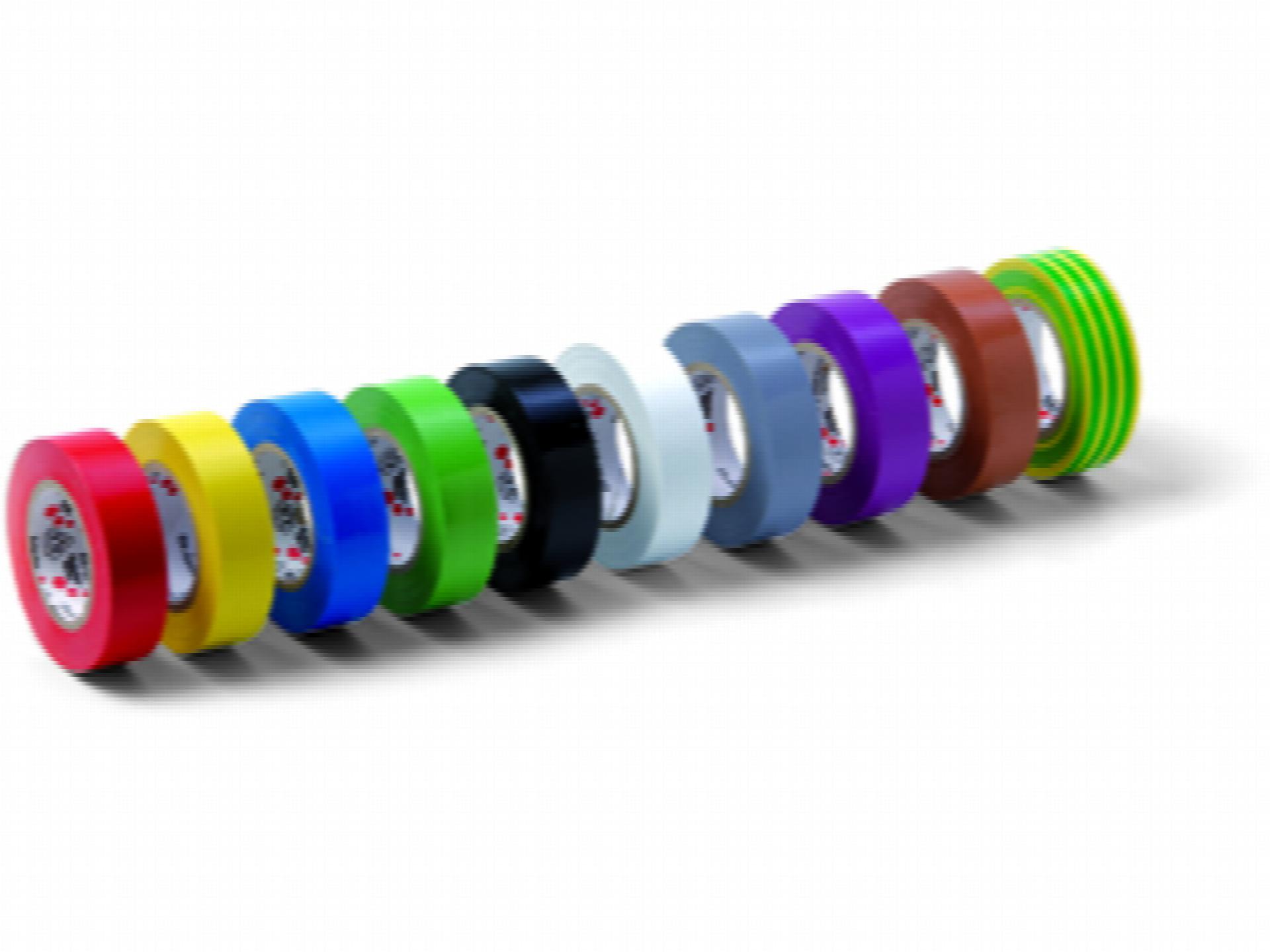 Rouleaux adhésifs 10 m x 15 mm - coloris noir