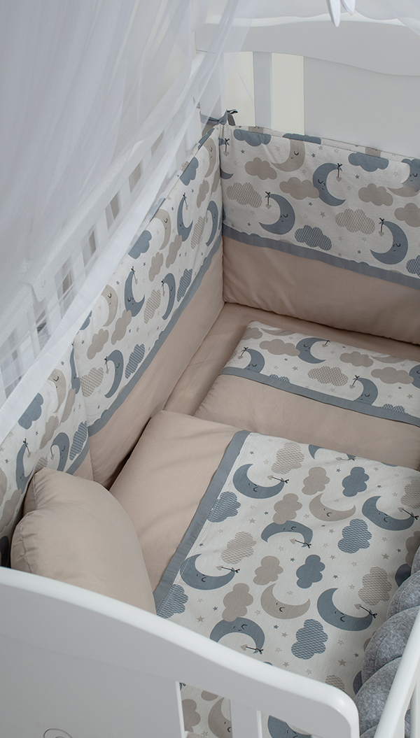 FIM BABY Posteljina za bebe Night bež