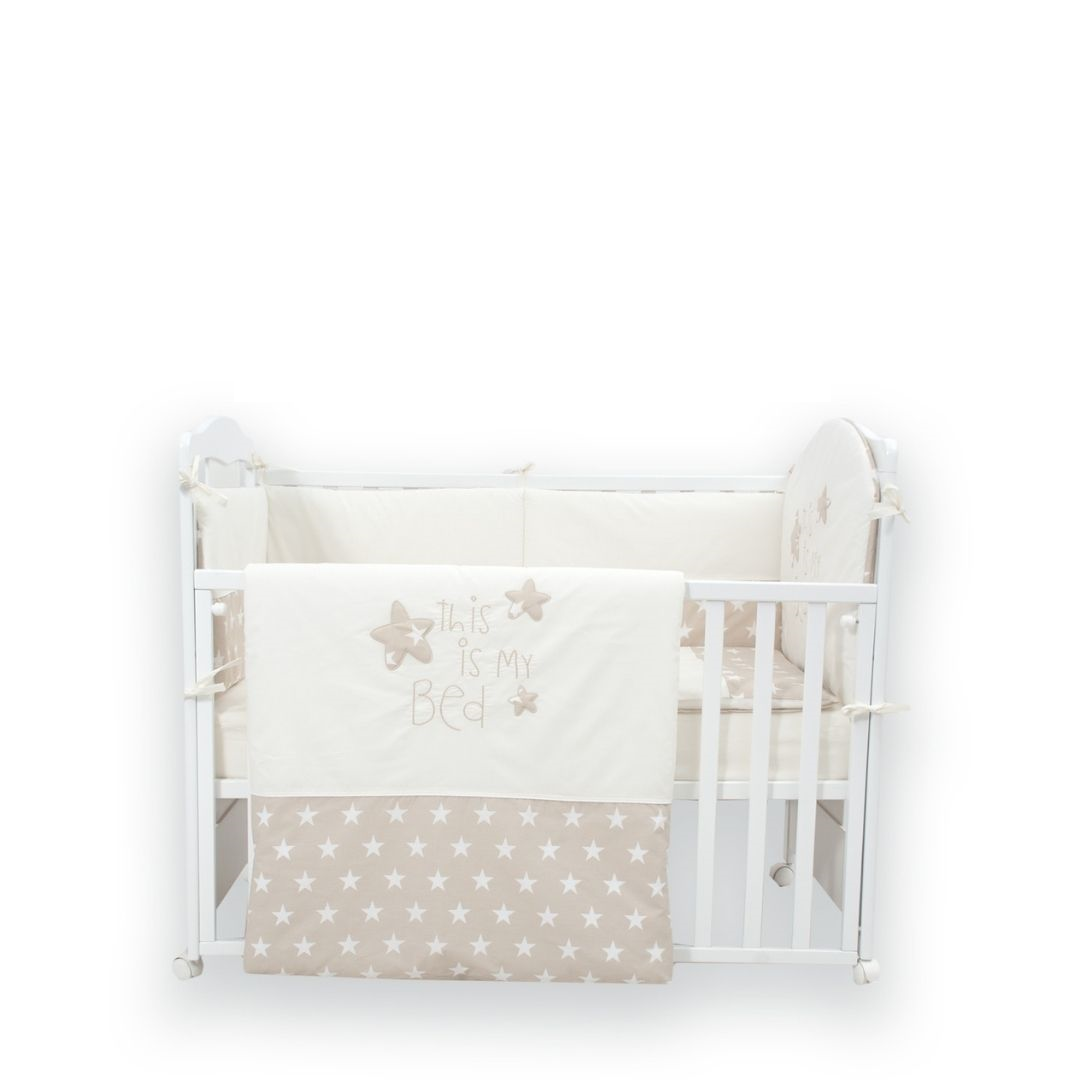 FIM BABY Posteljina za bebe This is my bed bež