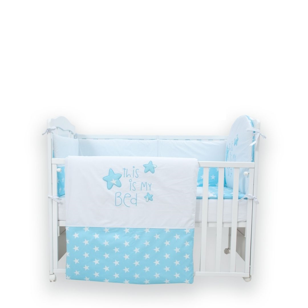 FIM BABY Posteljina za bebe This is my bed plava