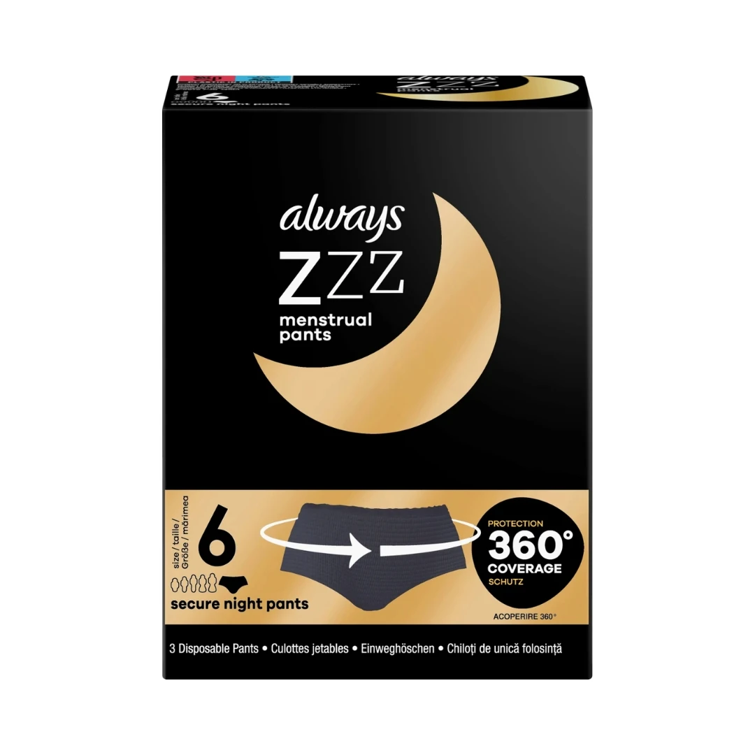 ALWAYS Noćne menstrualne gaćice Pants 3/1