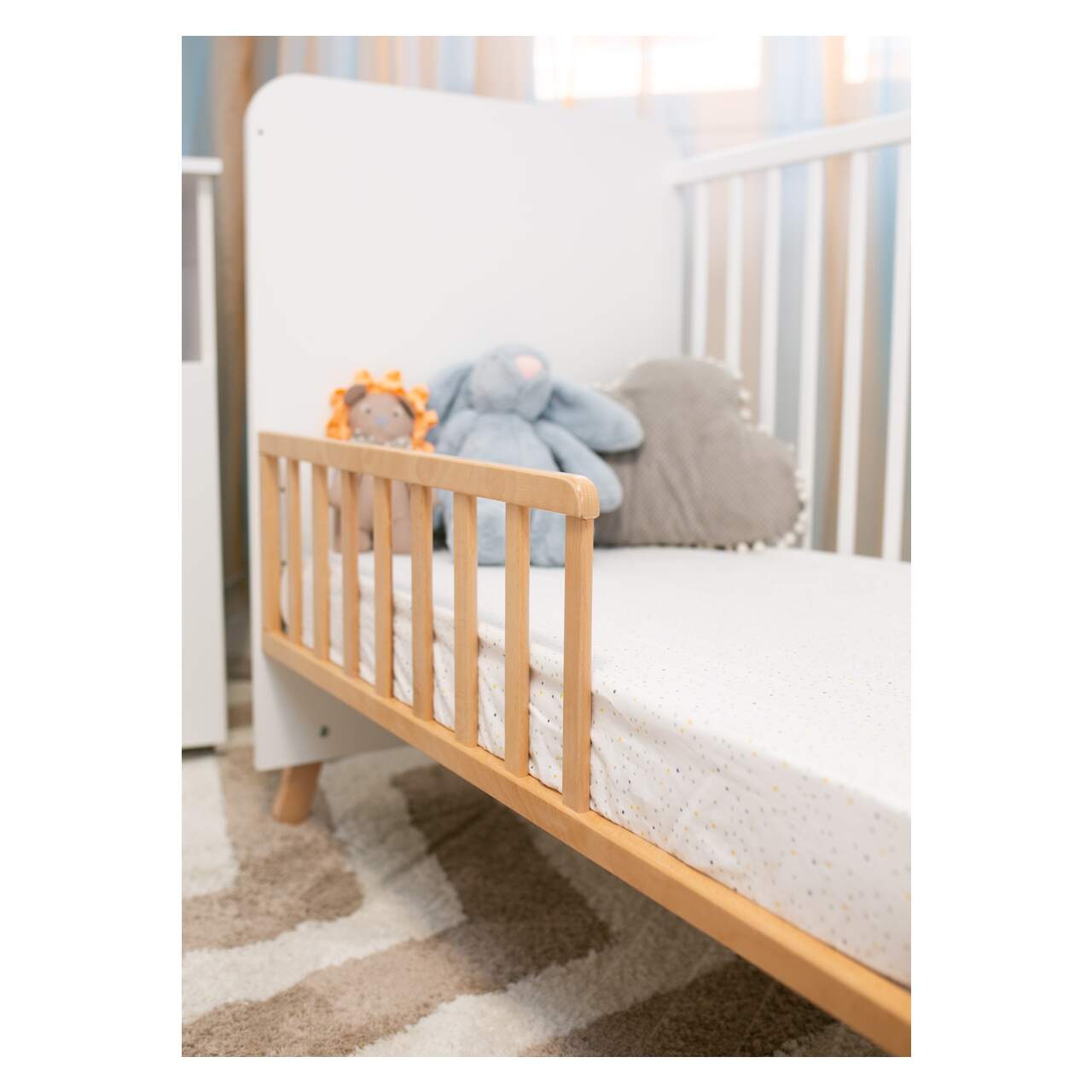 Bambino Ogradica za krevetac Ema i Una, Boja bukve