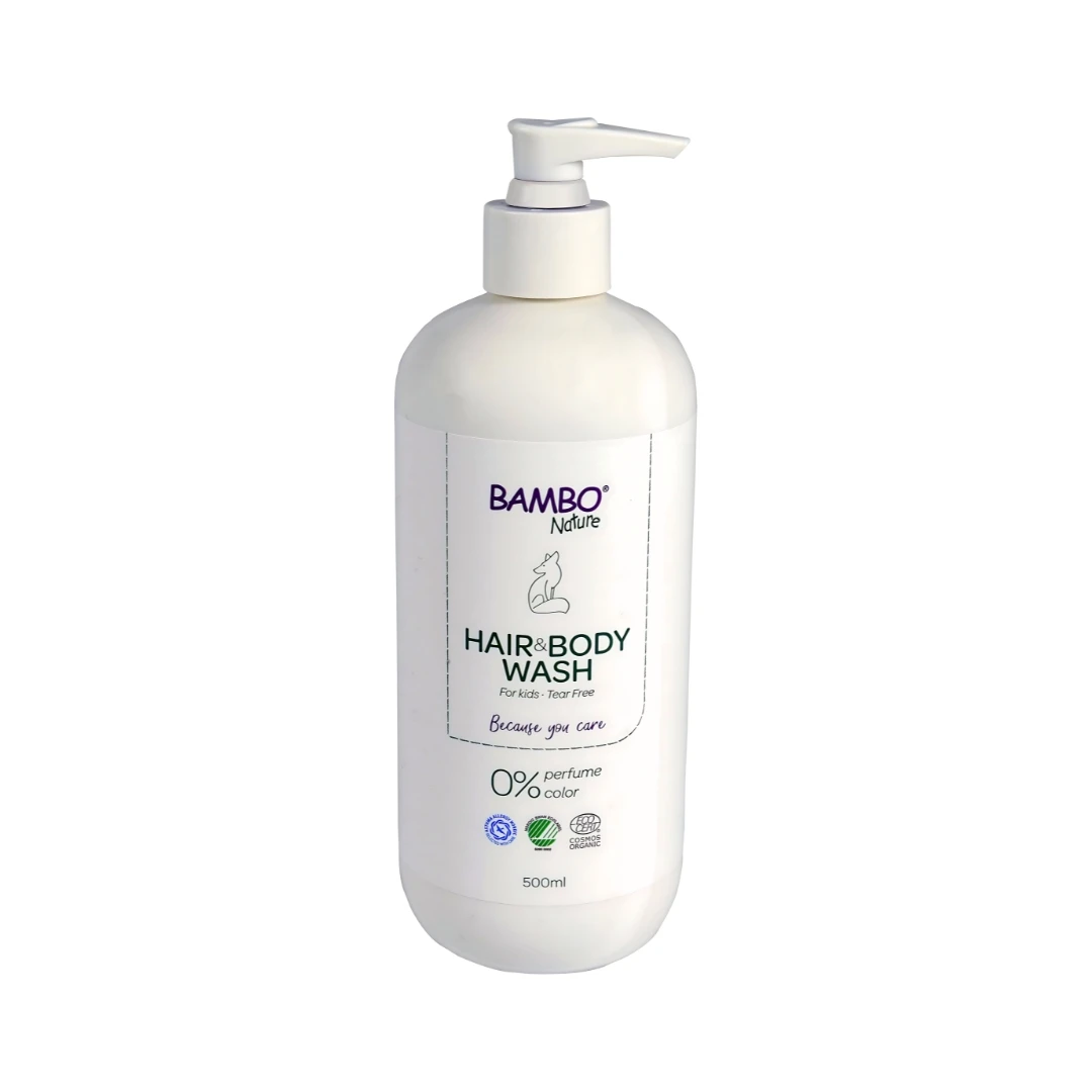 Bambo Nature šampon za kosu i telo bez suza 500 ml