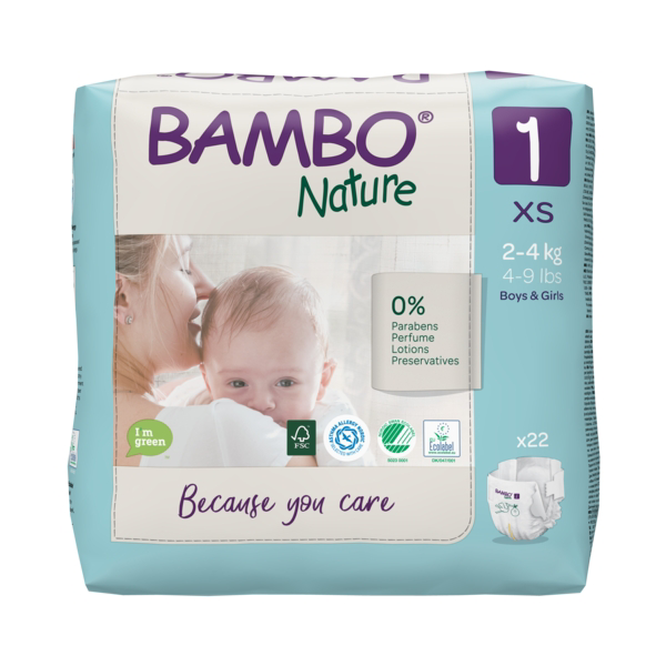 Bambo Nature Pelene Eco-friendly 1, 2-4 kg, 22/1