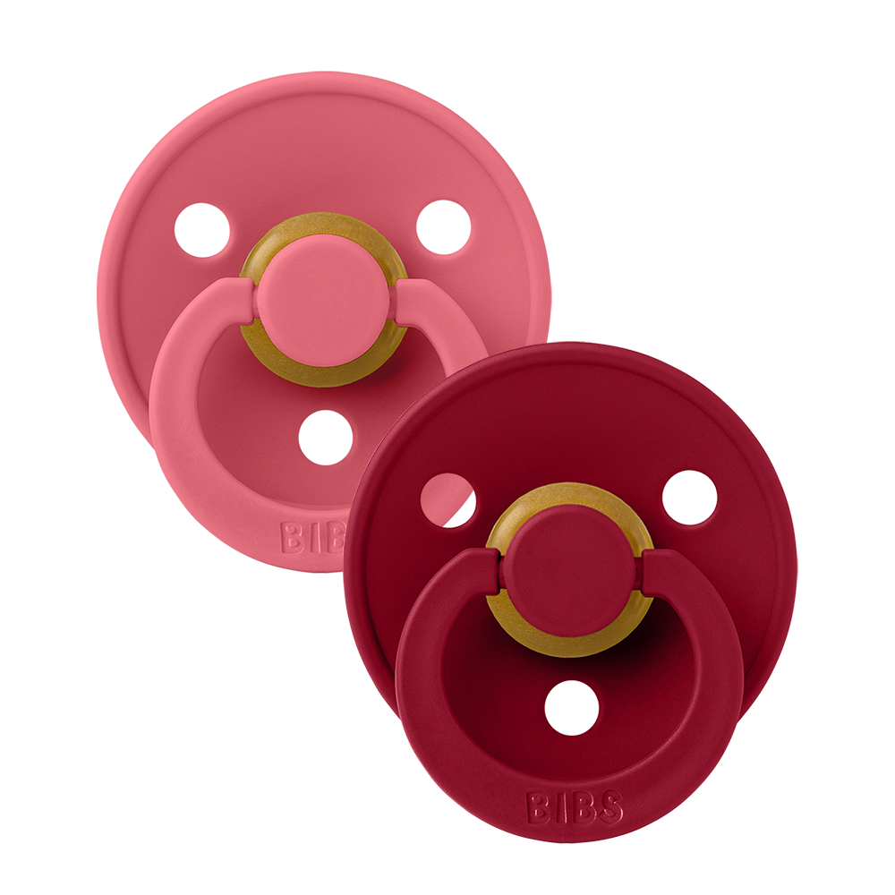 BIBS Cucle, 6-18m, 2 komada, Coral Rubi