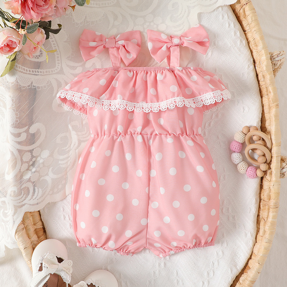 BUBU Elegantni kombinezon sa karnerom za devojčice roze