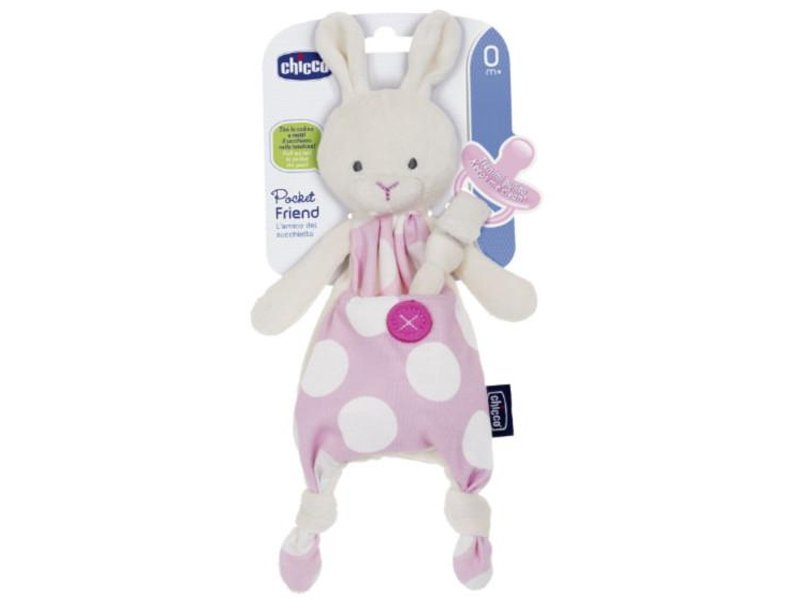 Chicco Plišani meda za cuclu roze