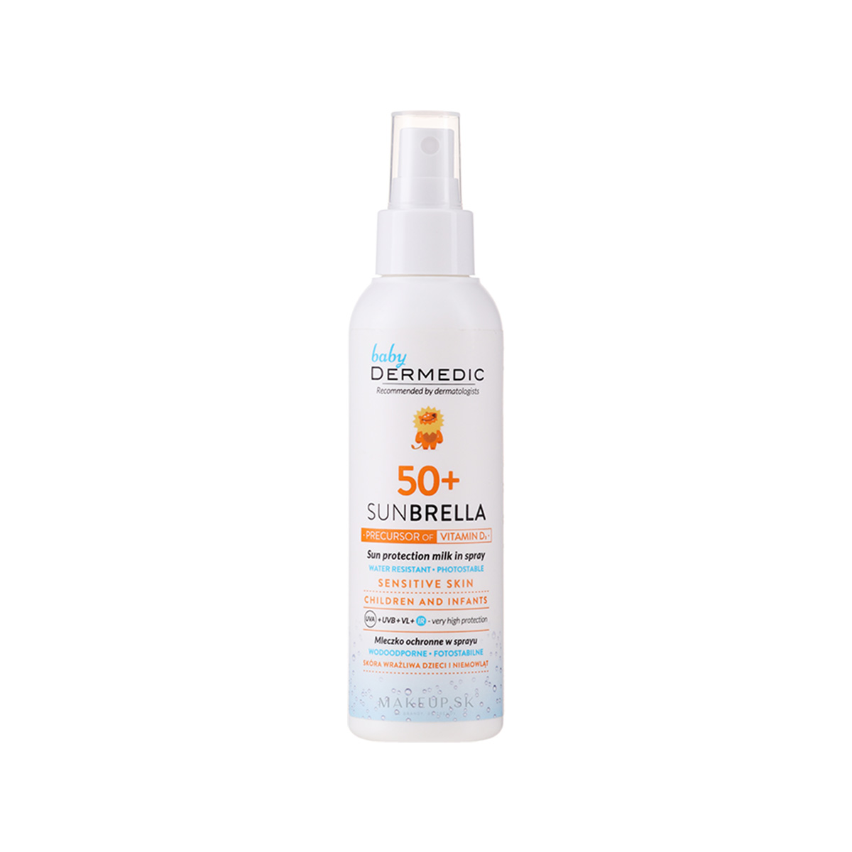 DERMEDIC mleko za zaštitu od sunca za decu Sunbrella Babi SPF50, 150 ml