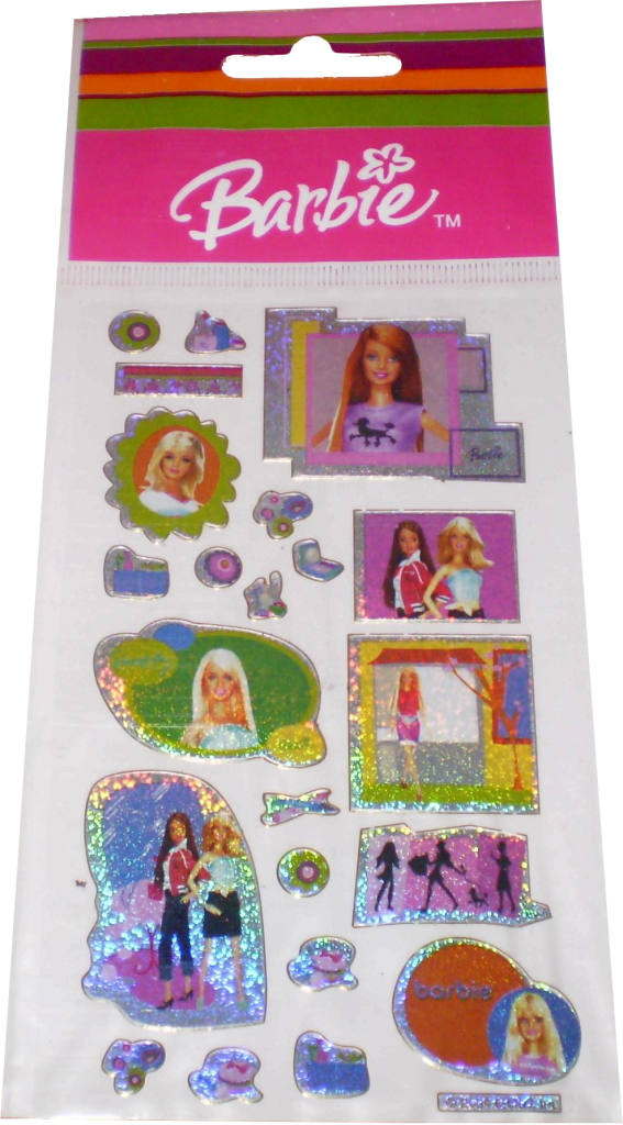 Dolu Naljepnice Barbie