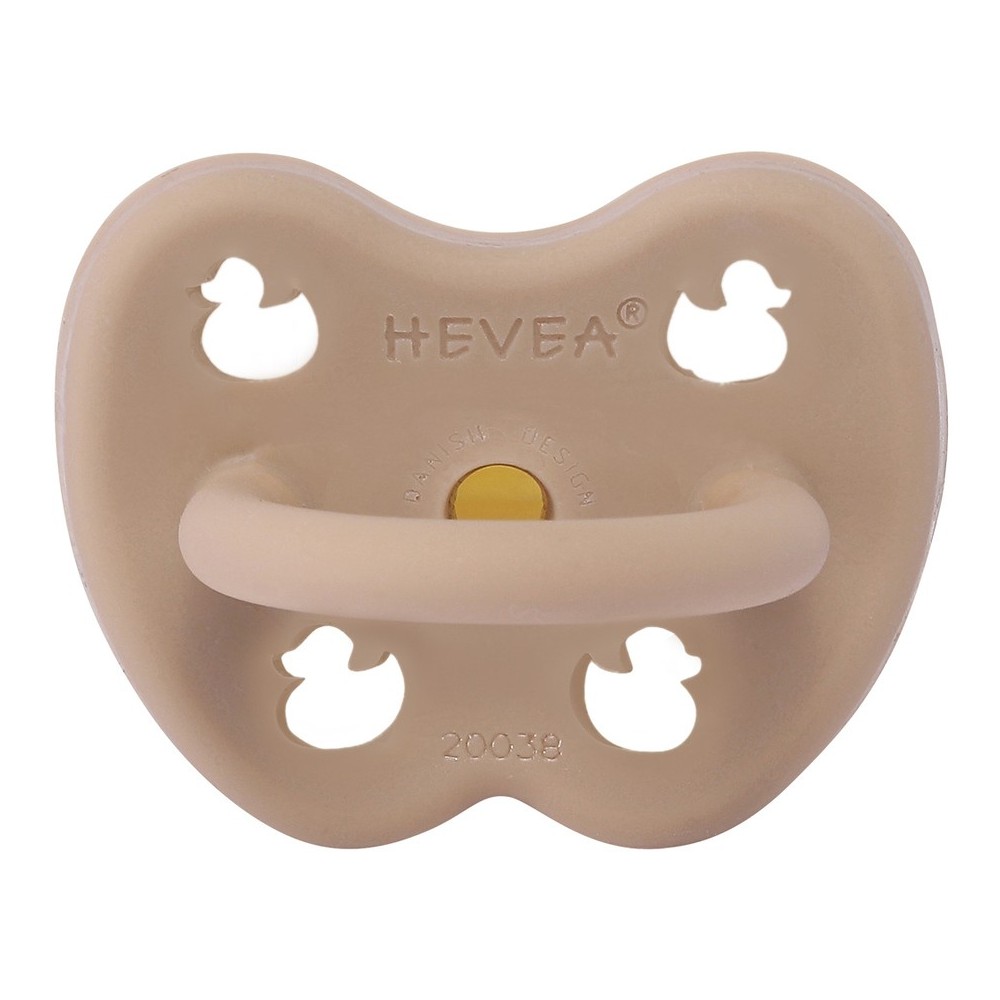 Hevea Ortodontska cucla od prirodne gume, 3-36 meseca, Bež