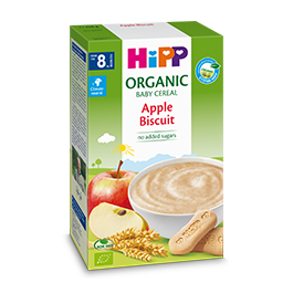 HIPP Organic instant kaša, Jabuka sa keksom 8M+, 250g