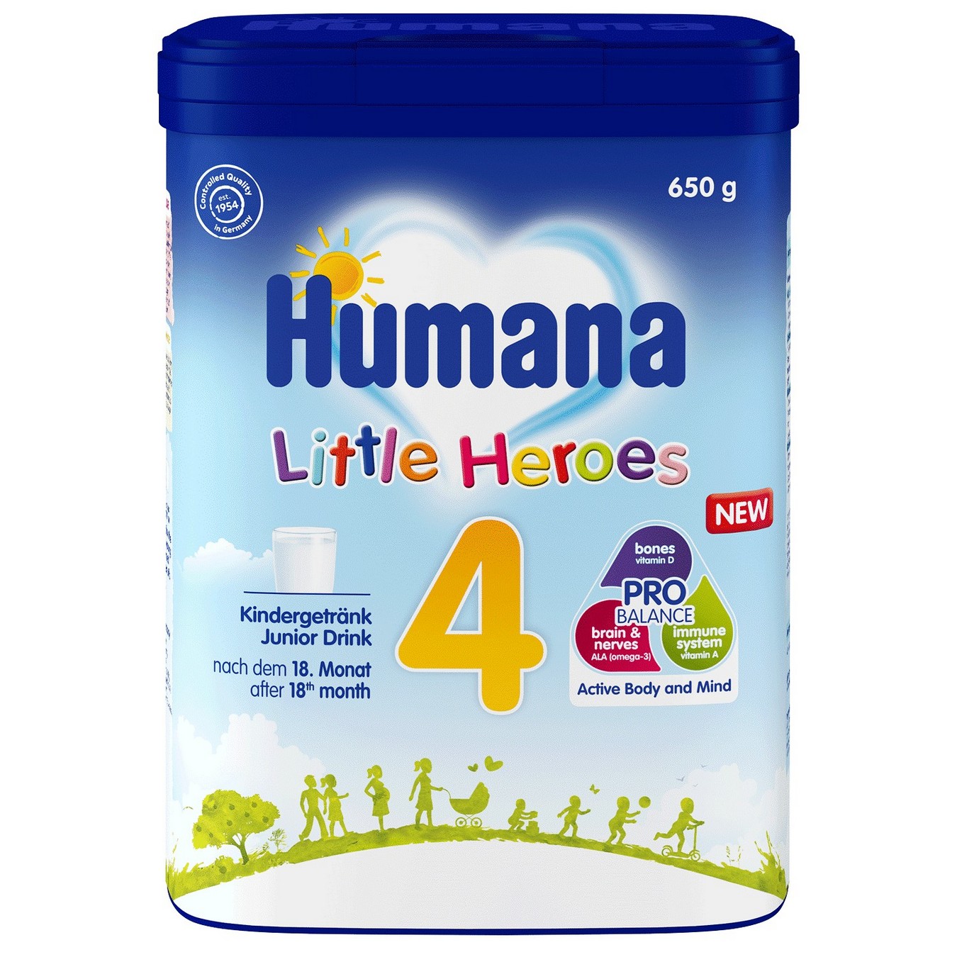 Humana Mleko za decu Junior 4 MP, 18+ meseci, 650g