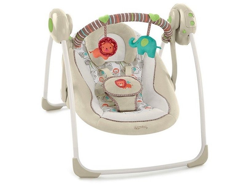 Kids II Ljuljaška za bebe KIDS II SOOTHE N DELIGHT - COZY KINGDOM 60194