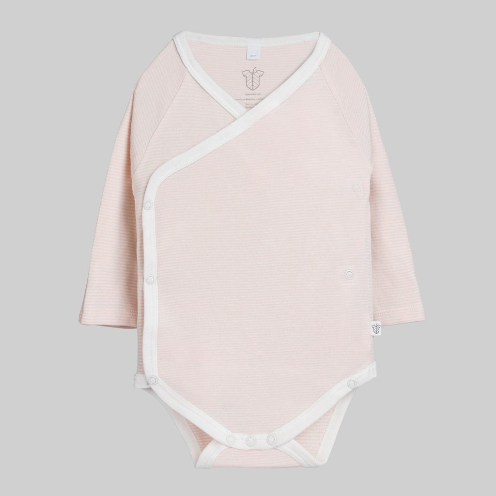 KEIKO Bodi za bebe dugih rukava Anela, Roze