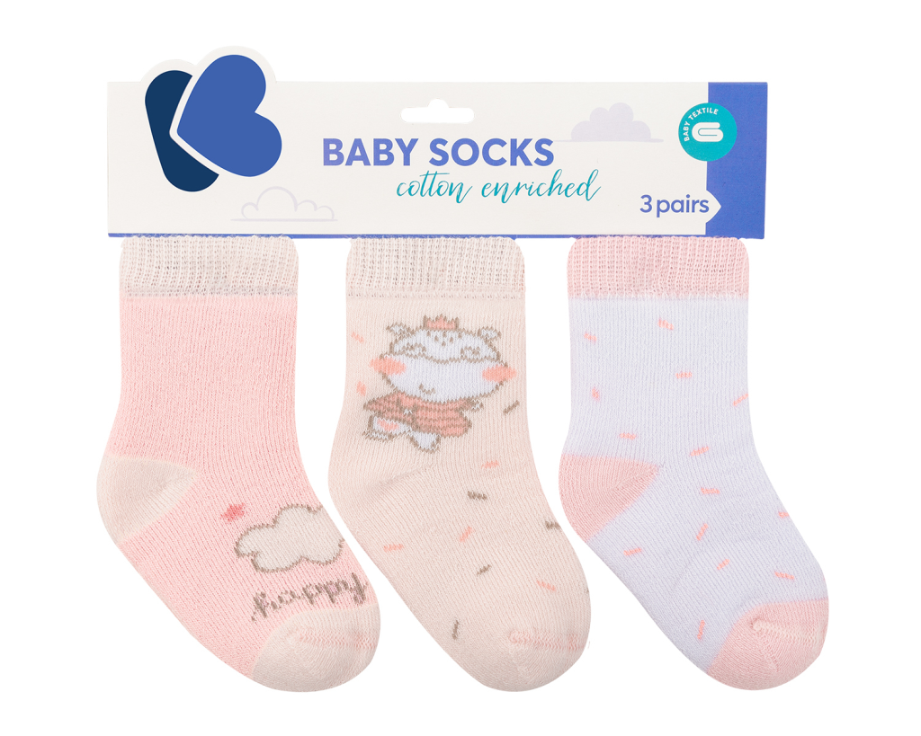 Kikka Boo Termo Čarape Hippo Dreams 1-2 Godine, Roze