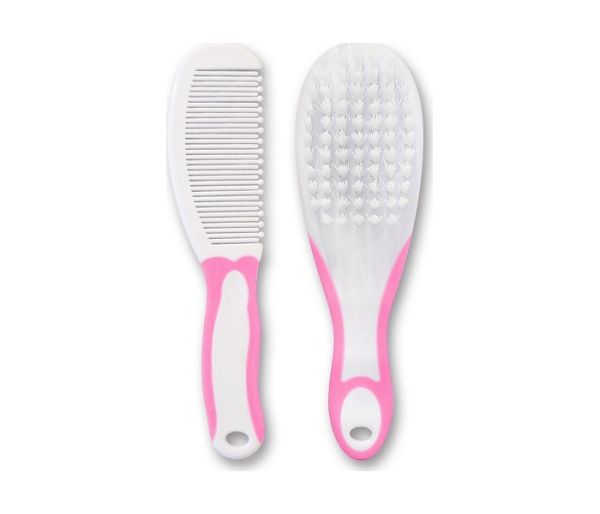 LORELLI Češalj i četka Baby Care roze