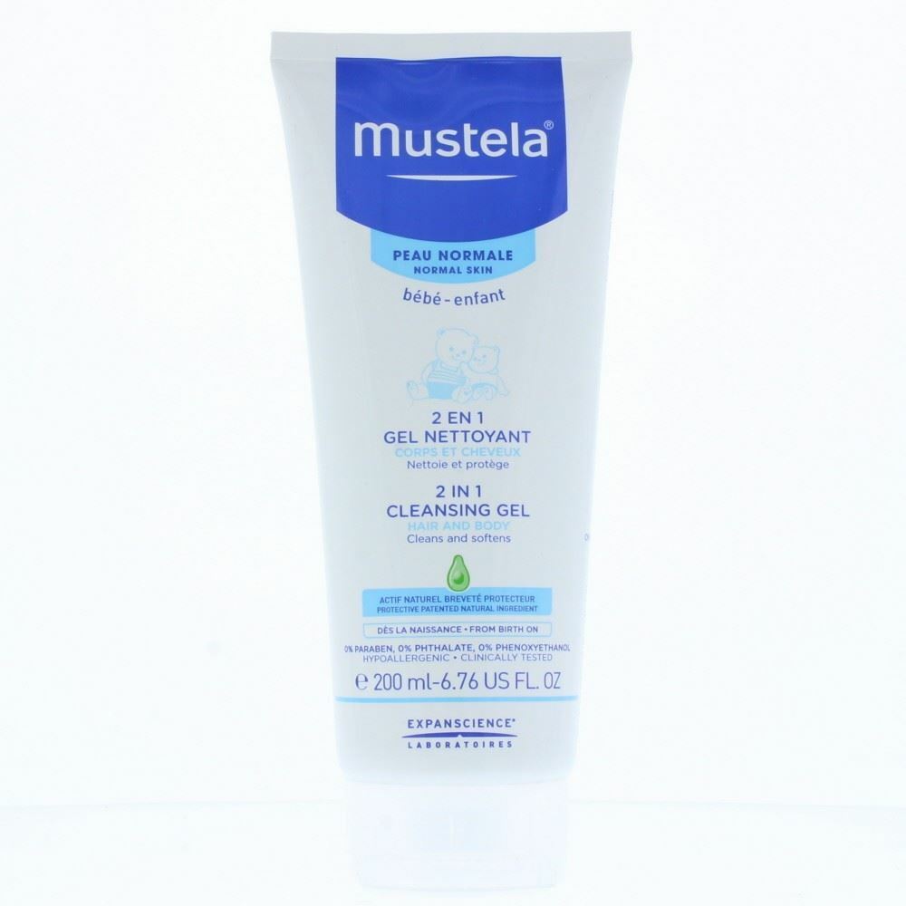 Mustela 2 u 1 šampon za pranje kose i tela 200 ml