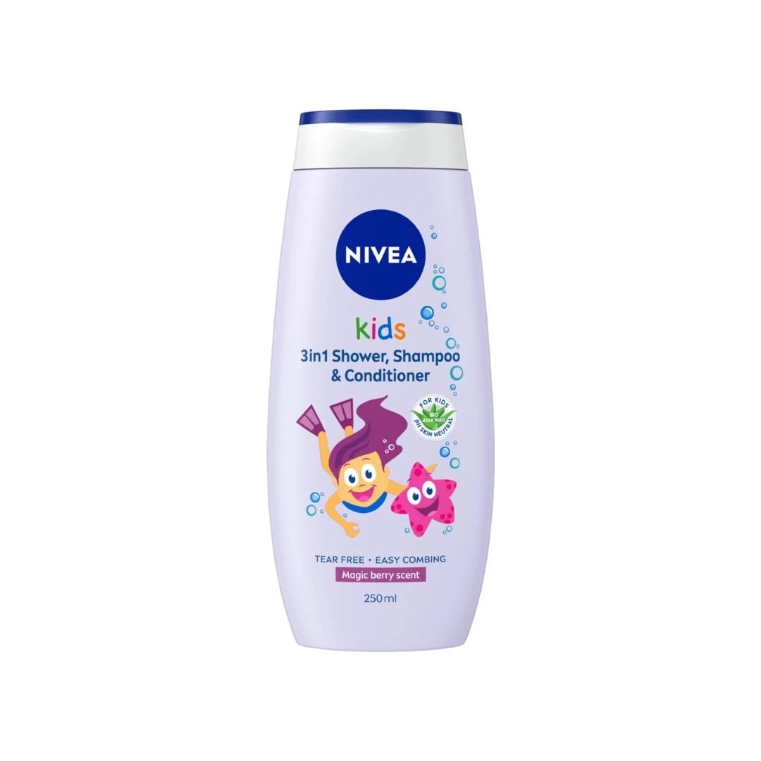 kids 3u1 dečiji šampon i gel za tuširanje – Sparkle berry scent, 250 ml