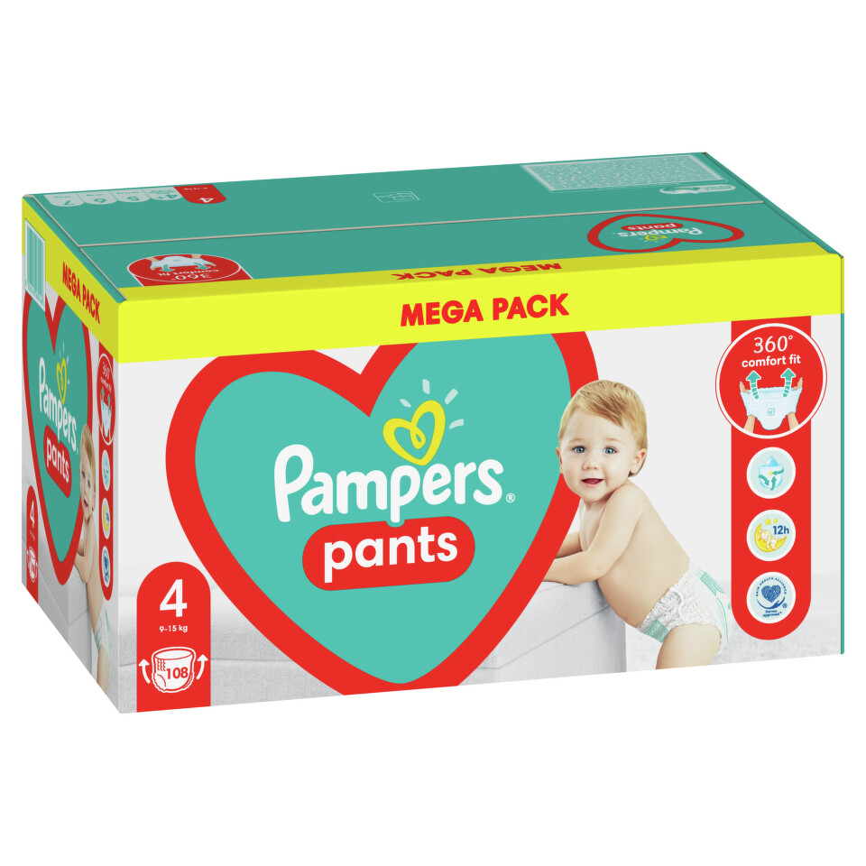 Pampers pants pelene MB 4 maxi 9-15kg 108kom