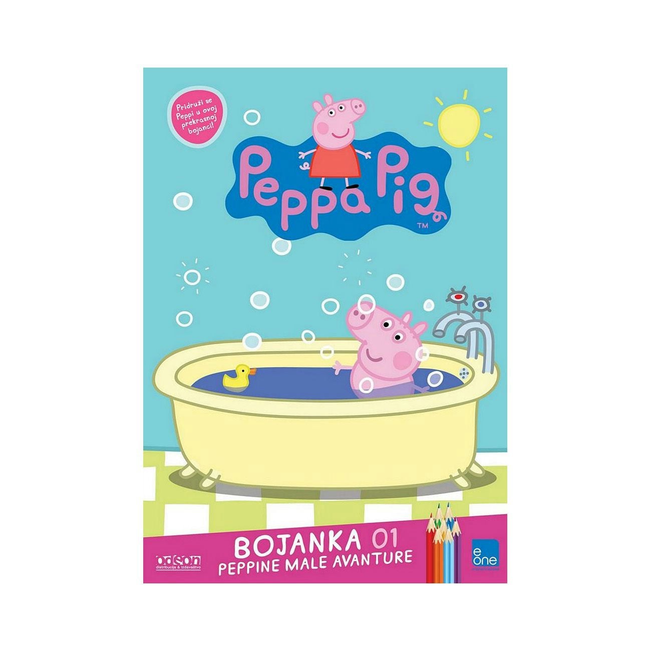 PEPPA PIG Peppa Pig bojanka 01, Plava