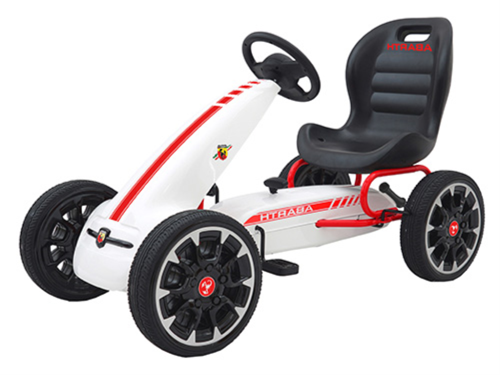 Winnerbike Auto na Pedale Abarth 500, Bijela