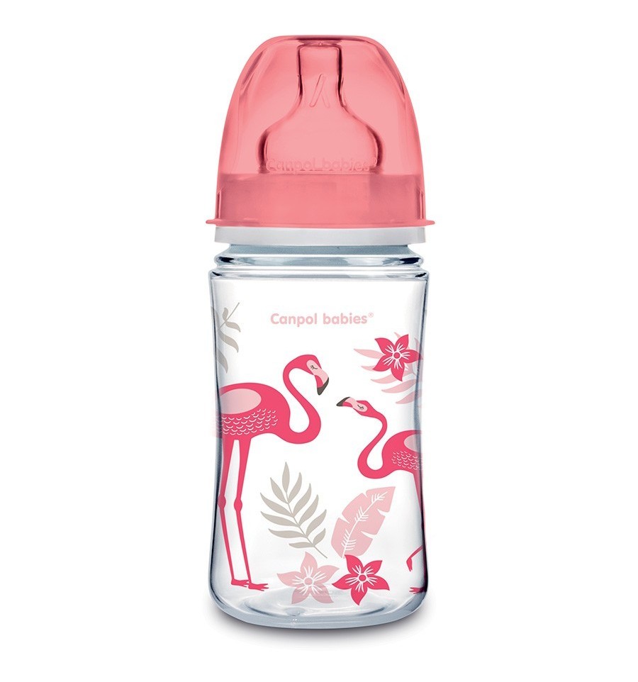 Canpol Babies Flašica sa širokim vratom za bebe Easy Start Jungle 240ml
