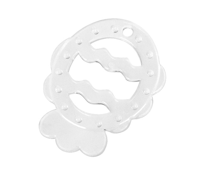 ELFI Silikonska glodalica Clear Ribica
