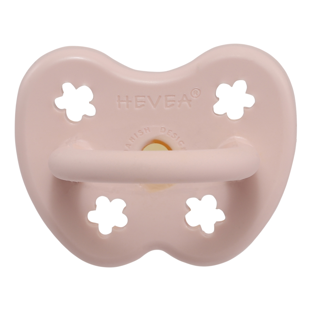 HEVEA Okrugla cucla 0-3m puder roze