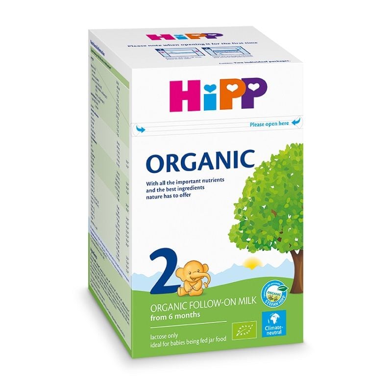 ORGANIC 2 prelazno mleko za odojčad, od 6. meseca, 800 g