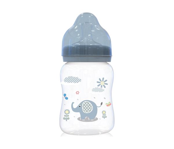 LORELLI Flašica za bebe Wide neck 250 ml plava
