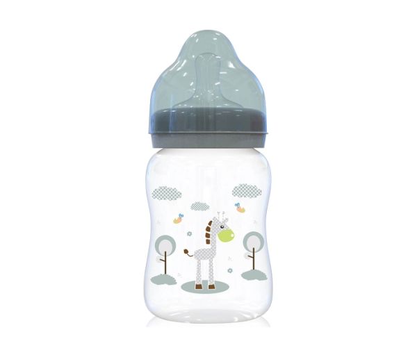 LORELLI Flašica za bebe Wide neck 250 ml zelena